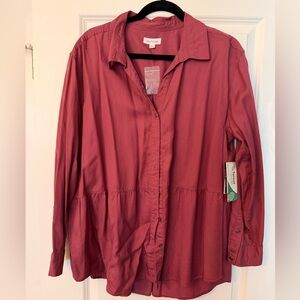 NWT Westbound Women's Deep Red Tunic